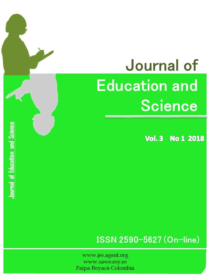 					Ver Vol. 3 Núm. 1 (2018): Journal of Education and Science
				