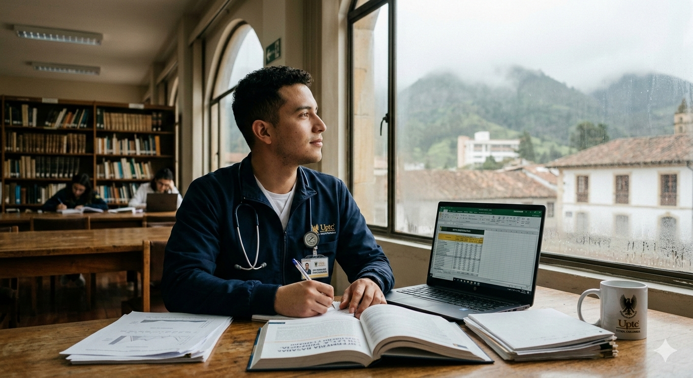 Ser Joven Investigador de Enfermería en la UPTC es transformar el cuidado clínico en rigor científico bajo el frío de Tunja. Es el paso del fonendoscopio a la evidencia, donde cada dato analizado busca mejorar la salud social. En esta experiencia, la curiosidad se vuelve tan vital como el pulso, consolidando un liderazgo académico que trasciende el hospital para innovar y transformar realidades humanas.